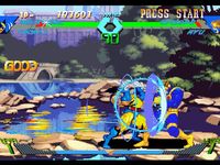 X-Men VS Street Fighter sur Sony Playstation